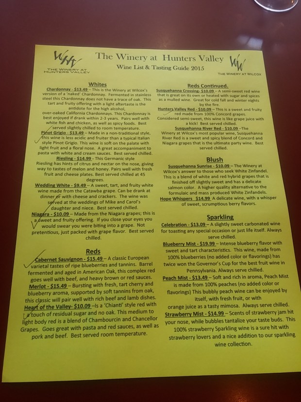 HuntersWineList