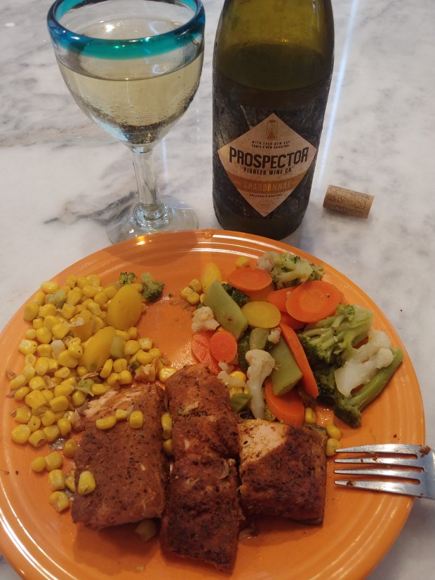 ProspectorChardonnayWineGlassFood
