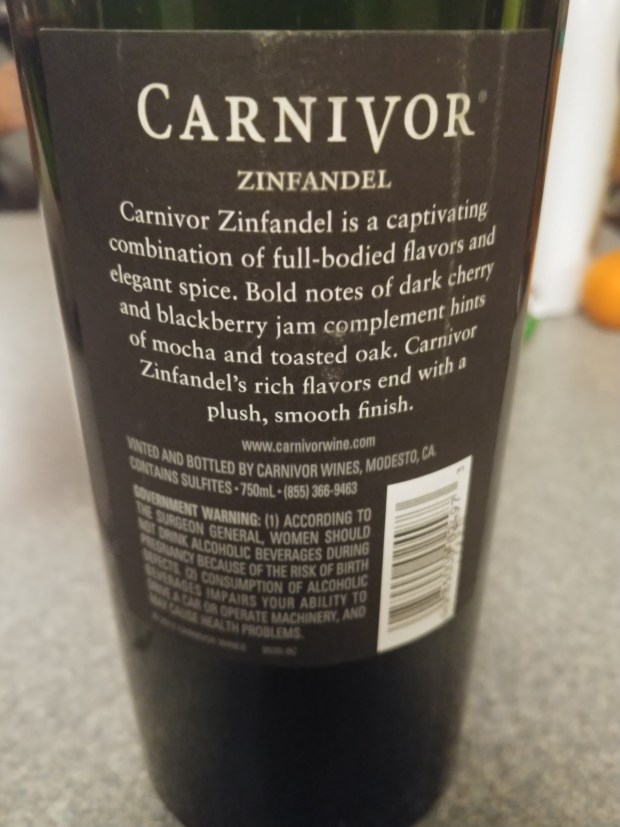 CarnivorWineNotes